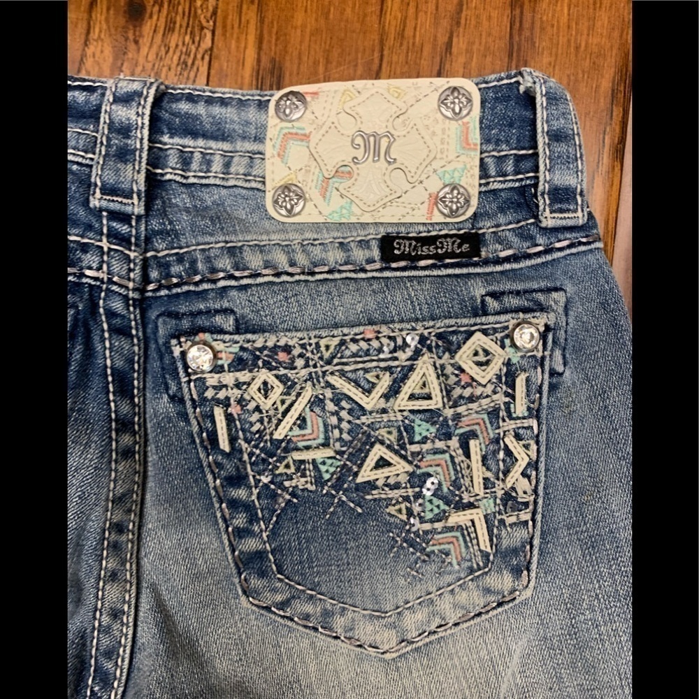 Miss me signature cropped denim jeans